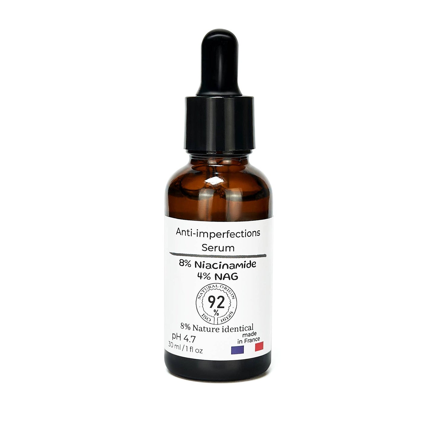 Sérum facial con niacinamida 8% + 4% N Acetil Glucosamina