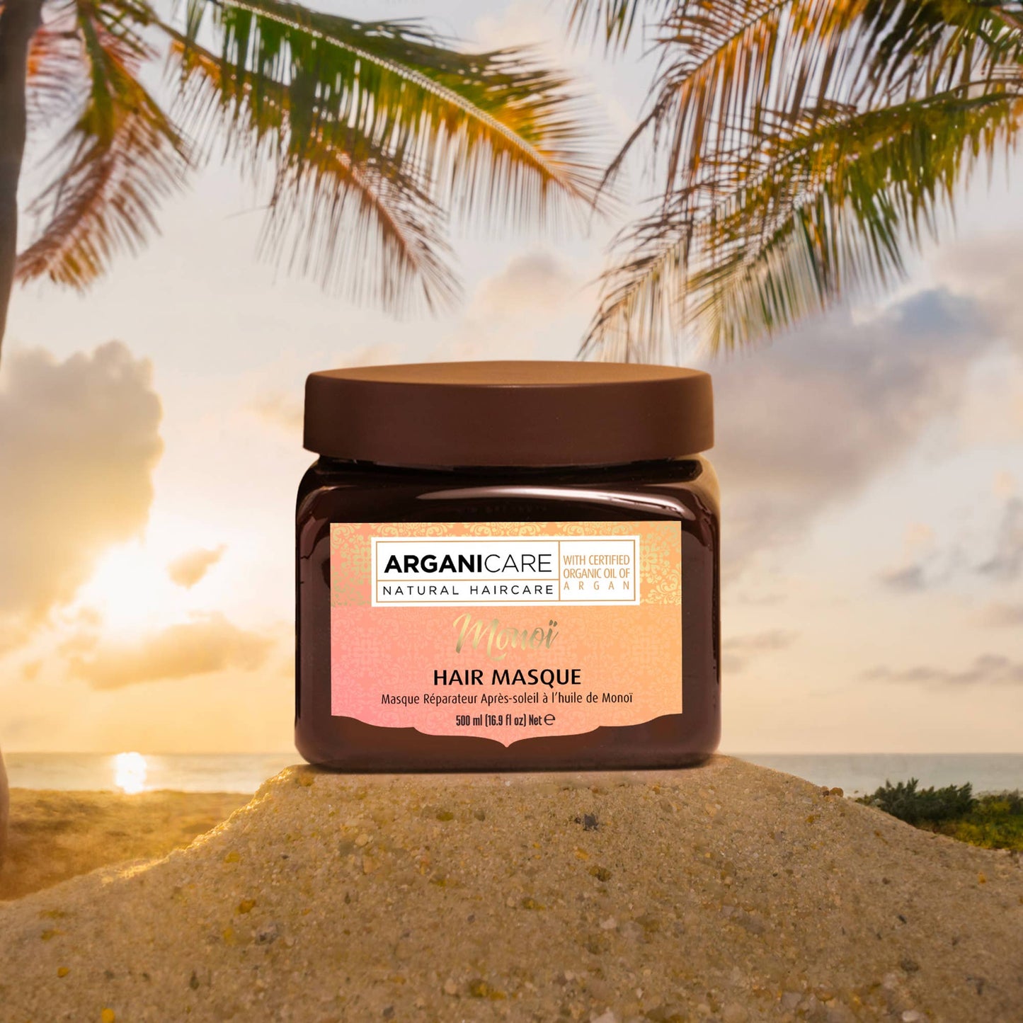 Mascarilla reparadora para después del sol con aceite de monoi - VERANO