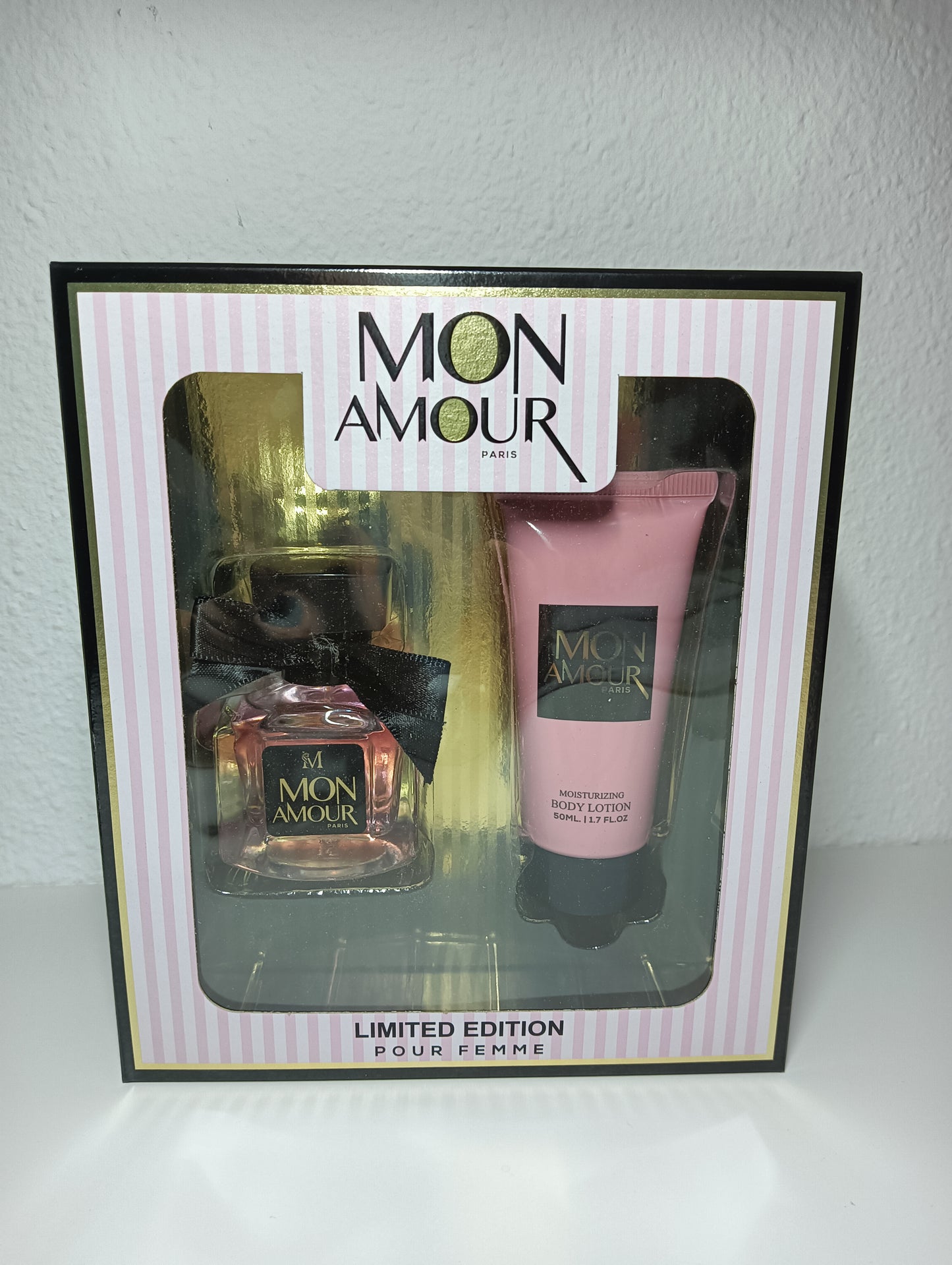 MON AMOUR PARIS PERFUME SET 50ML + Body Lotion