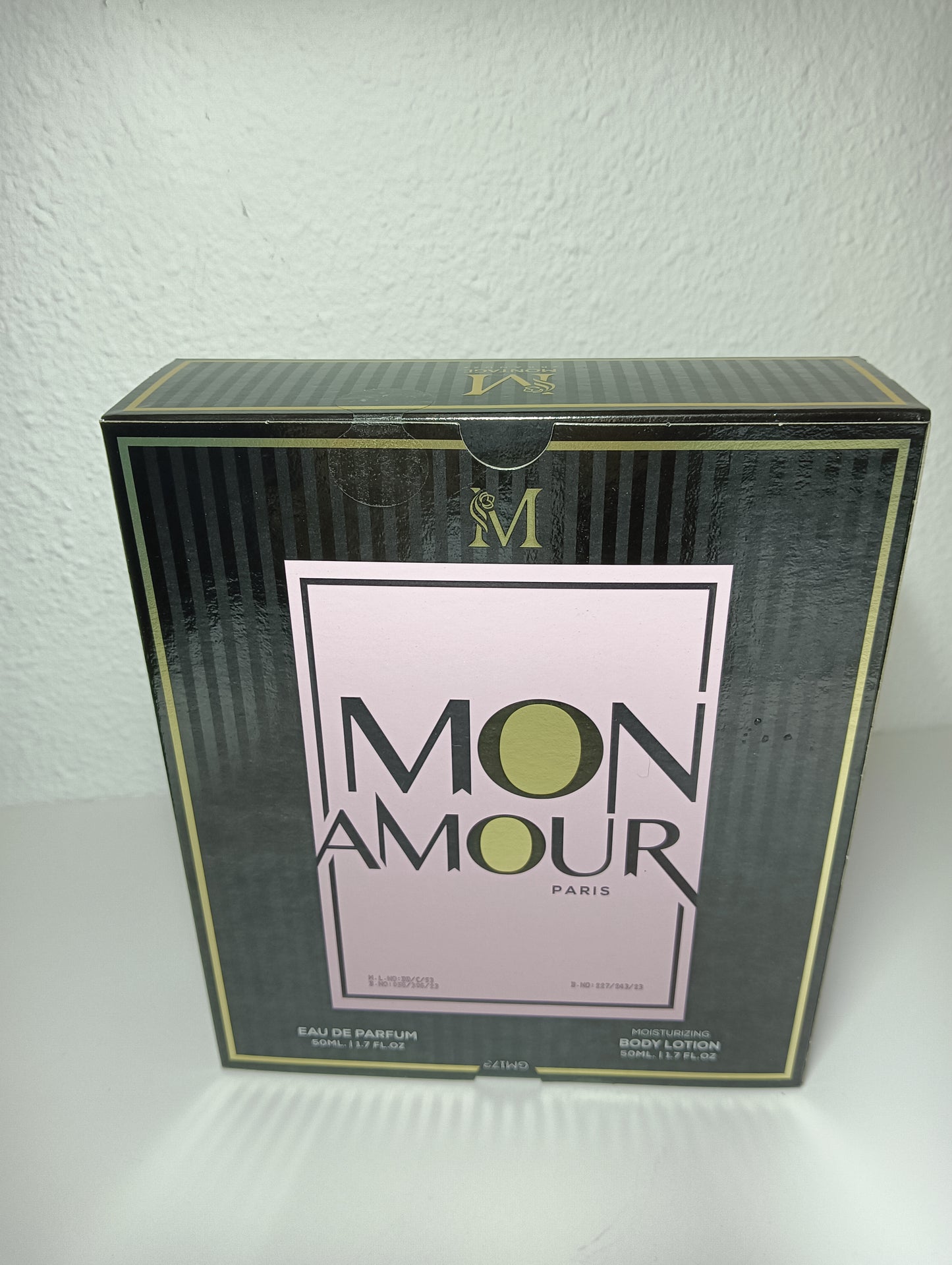 MON AMOUR PARIS PERFUME SET 50ML + Body Lotion