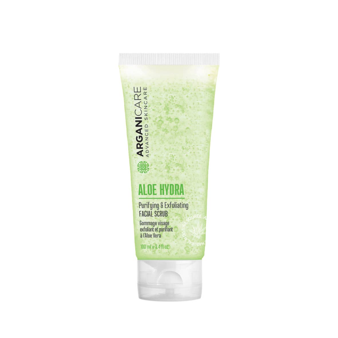 Skin Care Aloe Vera - Exfoliante facial purificante y exfoliante