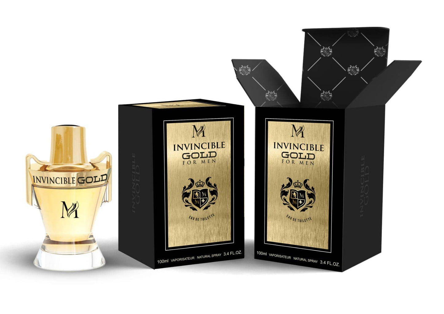 Perfume 100ml invencible gold men