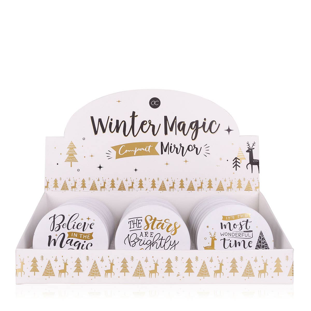 Espejo cosmético Winter Magic por unidad