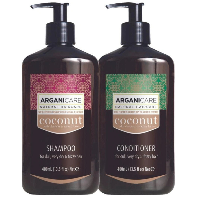 Set de shampoo y acondicionador arganicare Coco