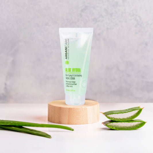 Skin Care Aloe Vera - Exfoliante facial purificante y exfoliante