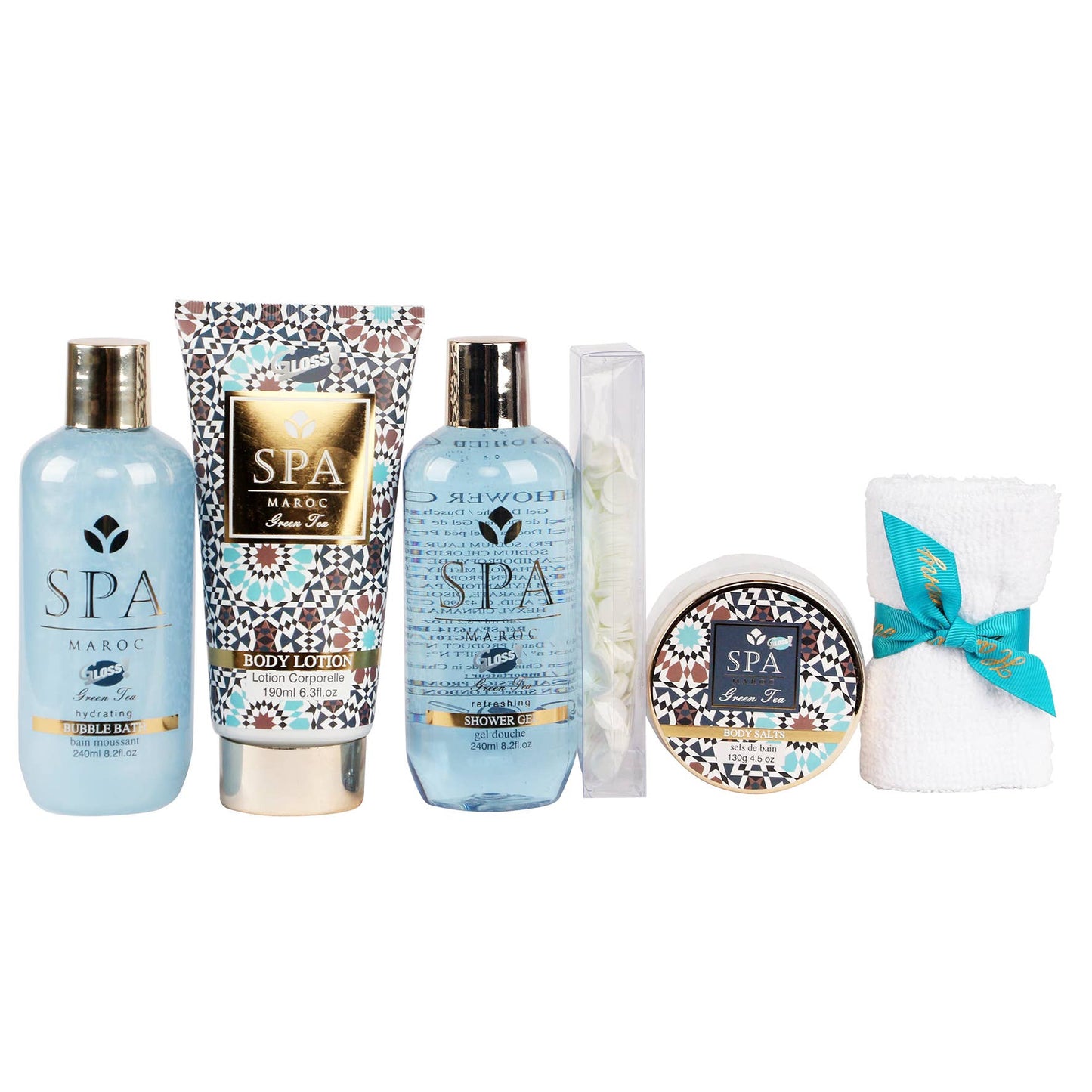 Gift set with reusable wooden tray! 6 pieces