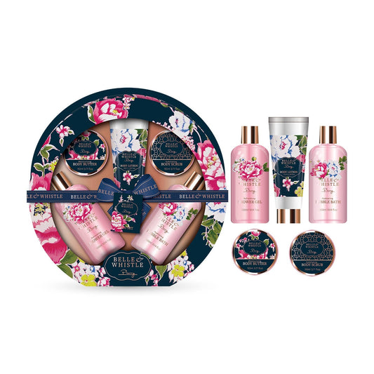 Set regalo de ducha con aroma a Peonía 5 articulos
