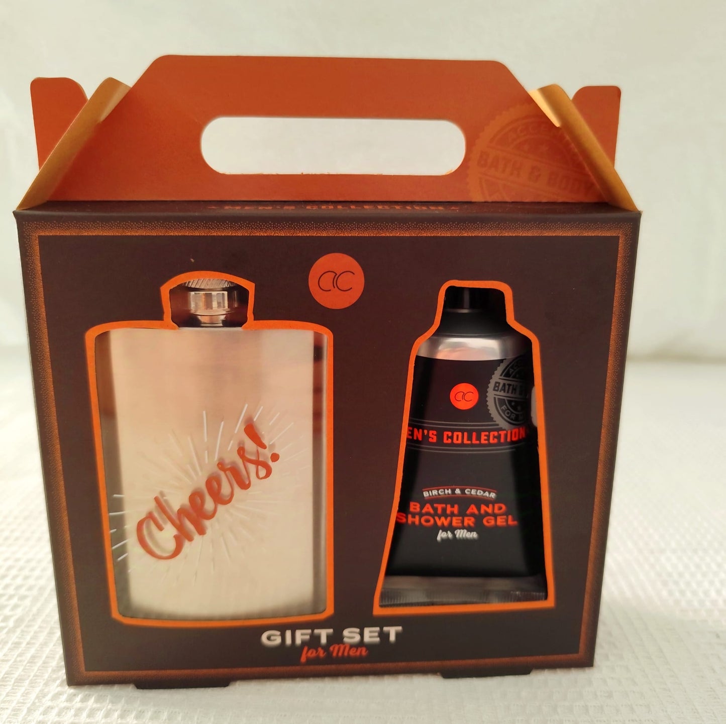 Set de regalo MEN'S COLLECTION con petaca
