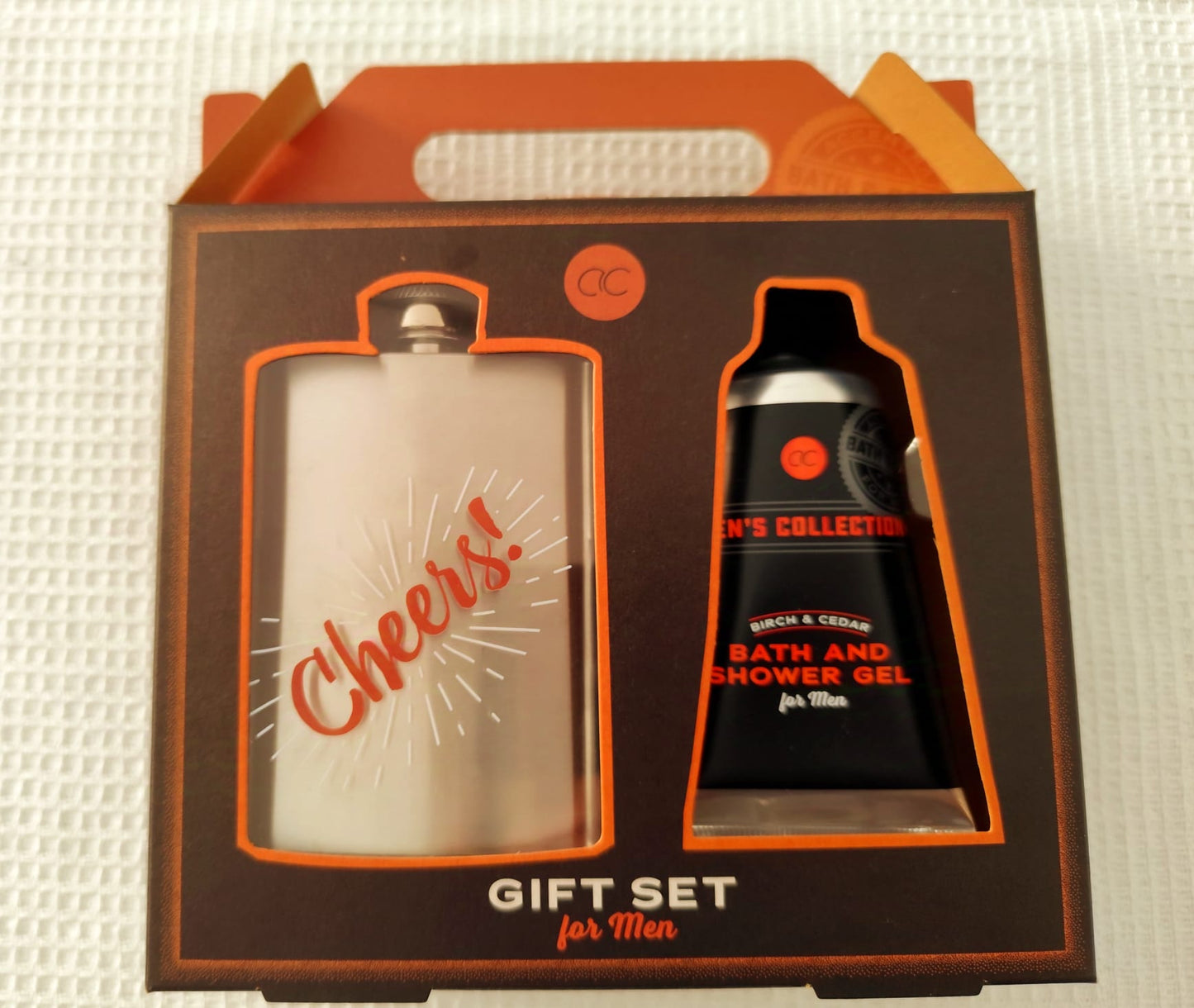 Set de regalo MEN'S COLLECTION con petaca