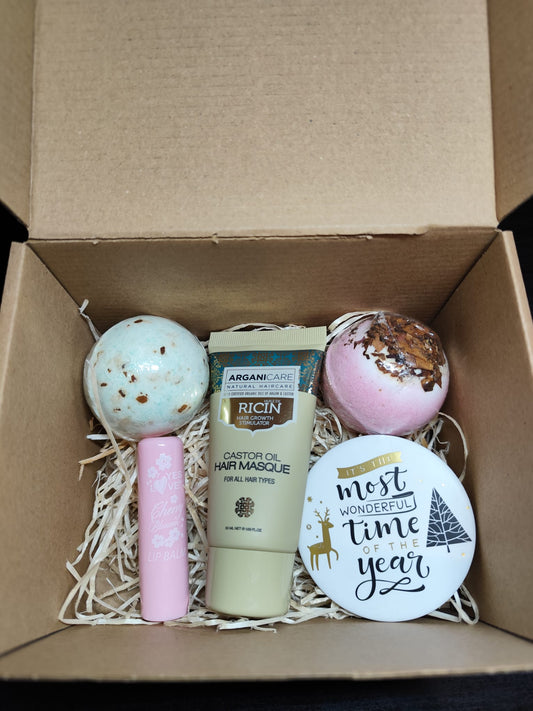 Set regalo Mascarilla Arganicare + Jabón de tocador + Espejito + labial de manteca