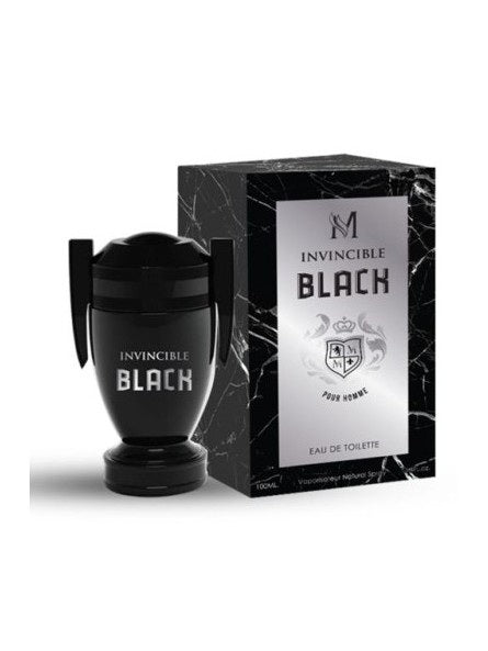 Invincible Black Eau de Toilette para hombre 100ml Montage Brands Fragancia inspirada en Invictus Black masculino