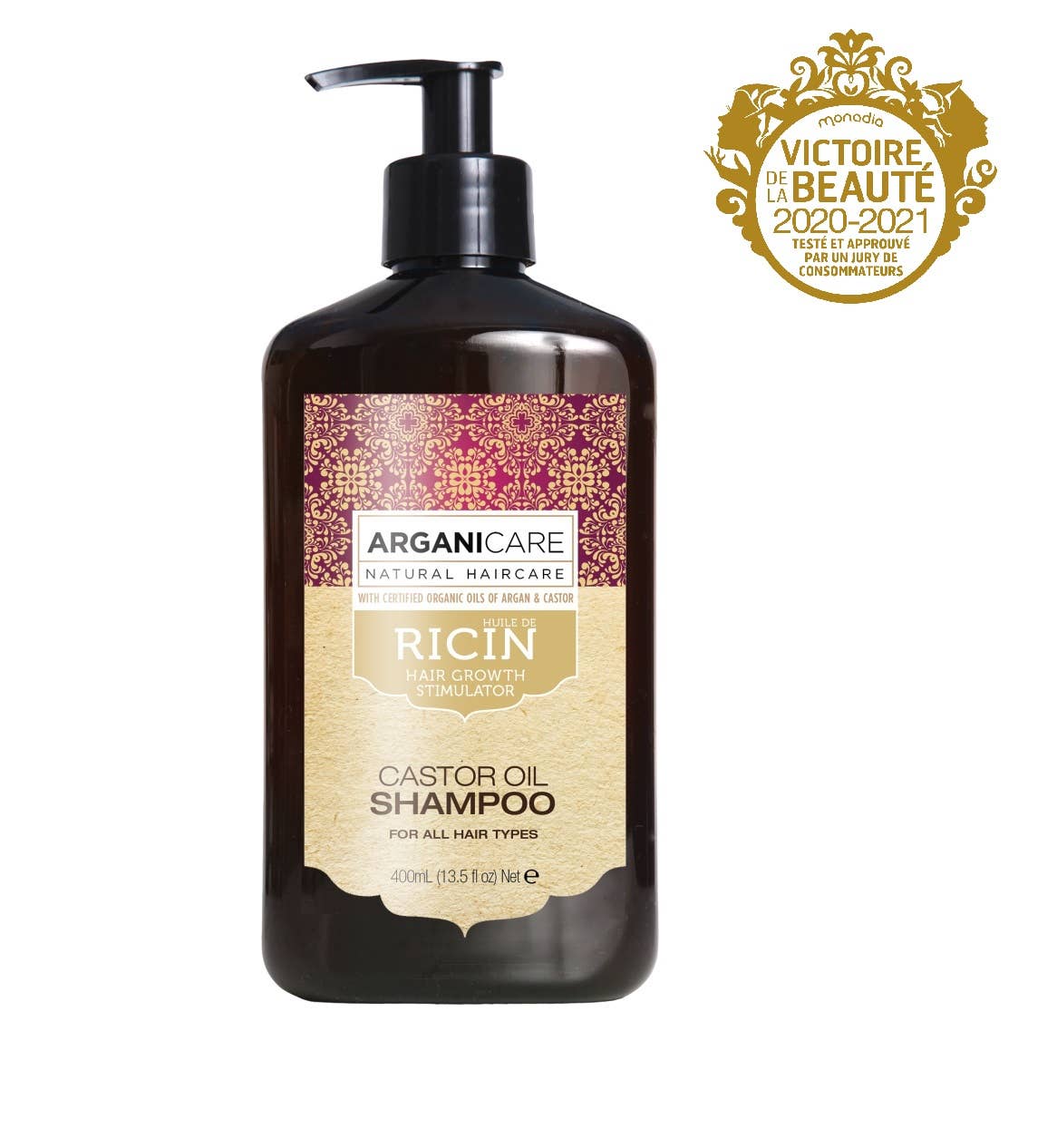 CHAMPÚ ACELERADOR DE CRECIMIENTO DE ACEITE DE RICINO