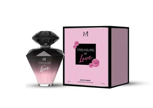 Treasure of Love – Eau de Parfum para Mujer 100 ml | Fragancia Floral y Romántica | Inspirado en Trésor de Lancôme | Larga Duración