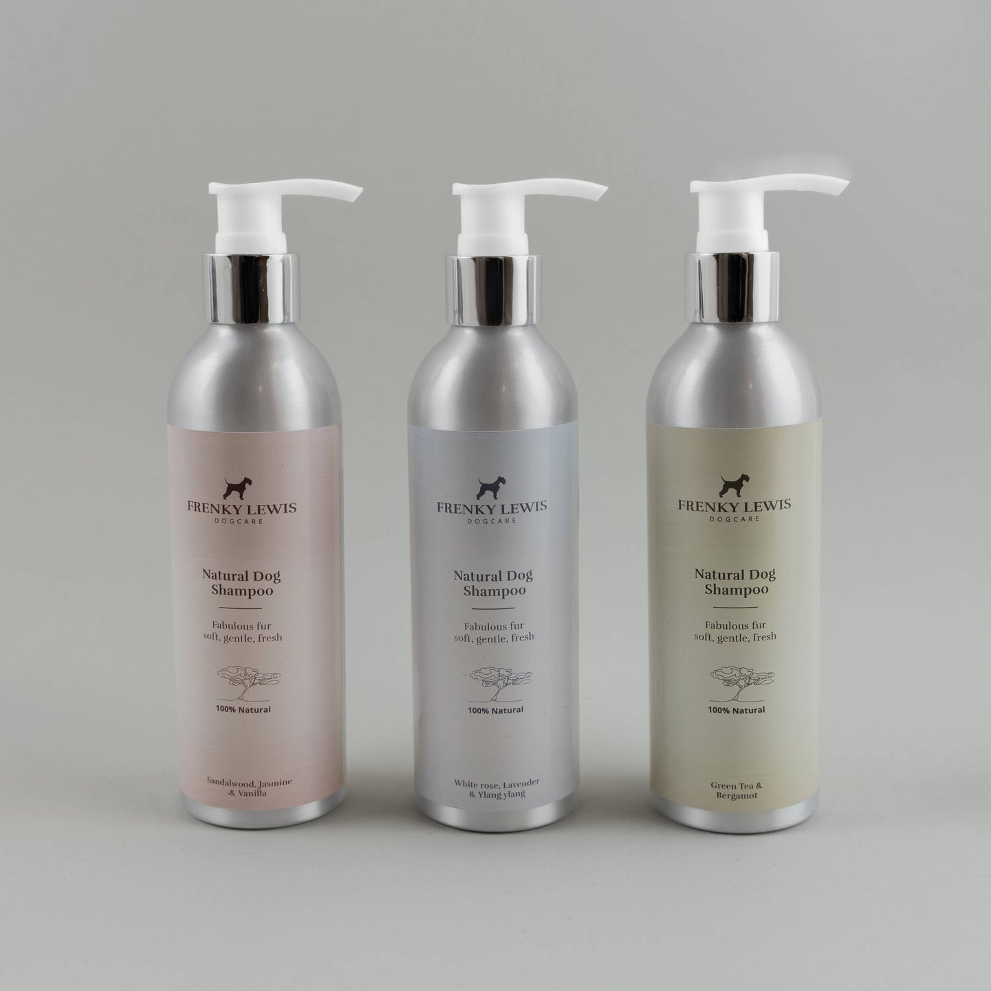 Champú para perros - 200 ml - Rosa blanca, Lavanda, Ylang Ylang